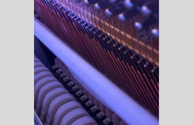 Used Waldstein Polished White 108 Upright Piano - All Inclusive Premium Package (SN:404731) - Image 7